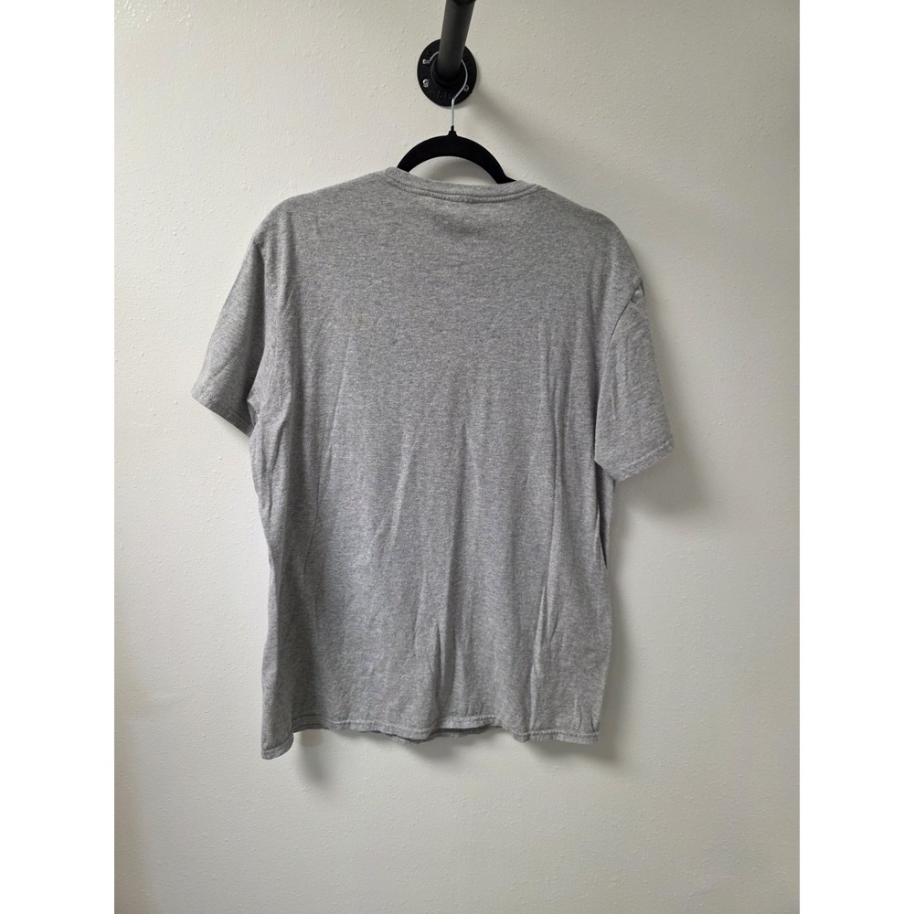 Disney Mickey & Friends Christmas T-Shirt Adult Large Gray Mickey Goofy Donald - Picture 6 of 6